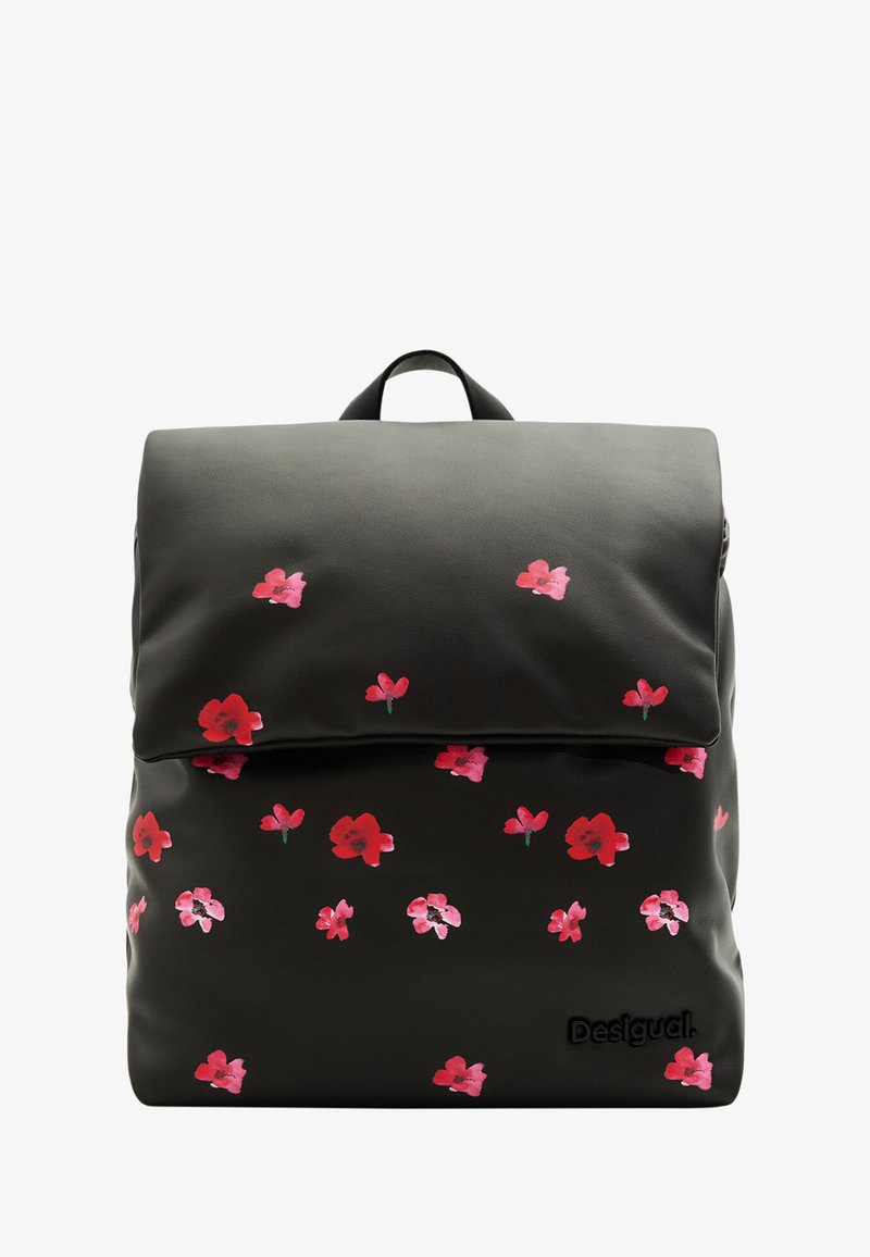 Sac à dos effet cuir retourné M de femme I Sac à dos effet cuir retourné M de femme I