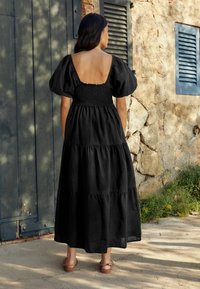 Next PUFF SLEEVE HALTER NECK REGULAR FIT - Maksimekko - black