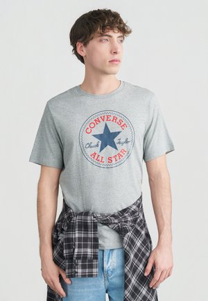 CHUCK PATCH TEE - Tričko s potlačou - vintage grey heather