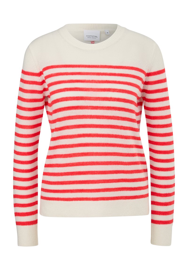 comma casual identity Trui donkerroze