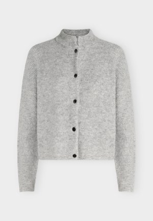 Gestuz, ALPHAGZ NOOS - Vesta na kopčanje - light grey melange
