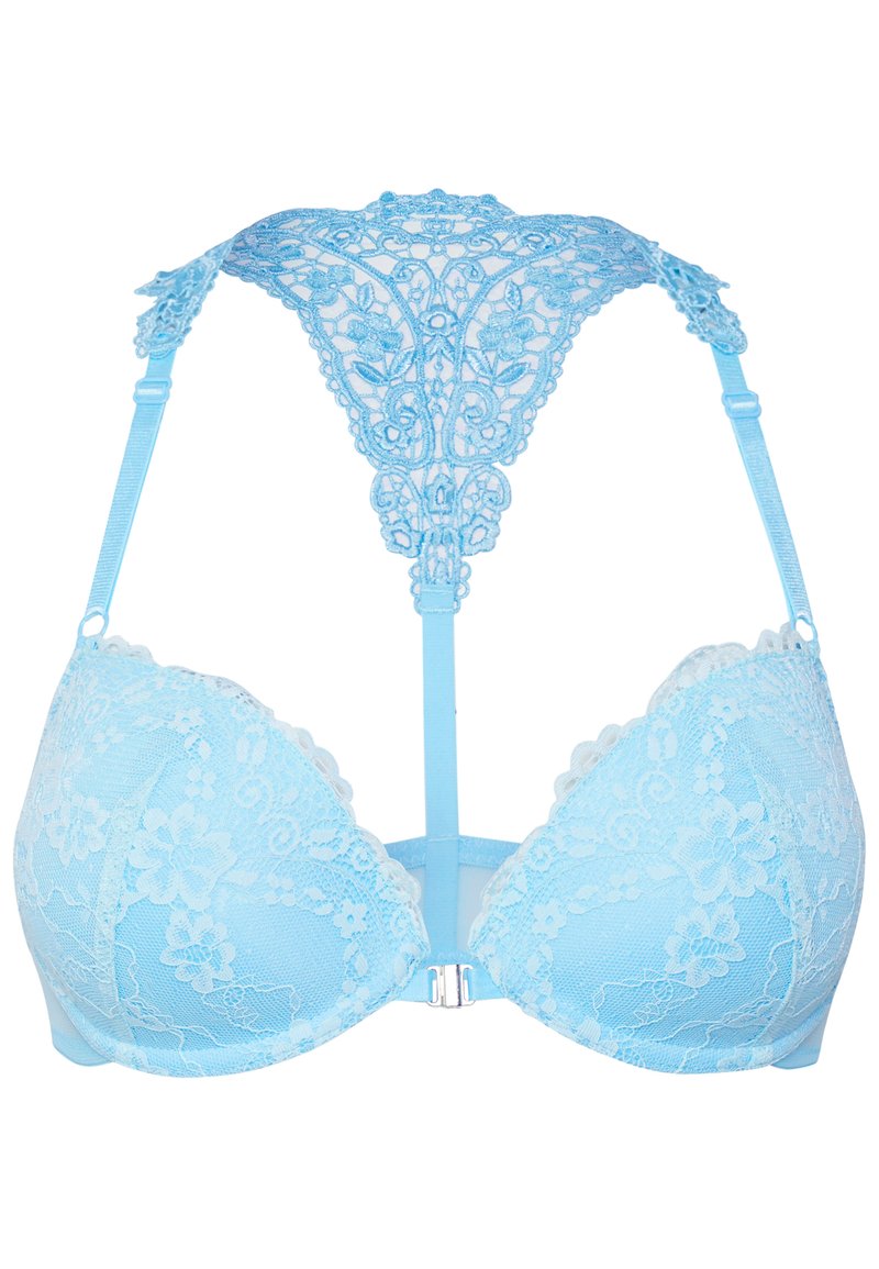 Lascana Bra Push Up Bh Crystal Blue Hellblau Zalando De