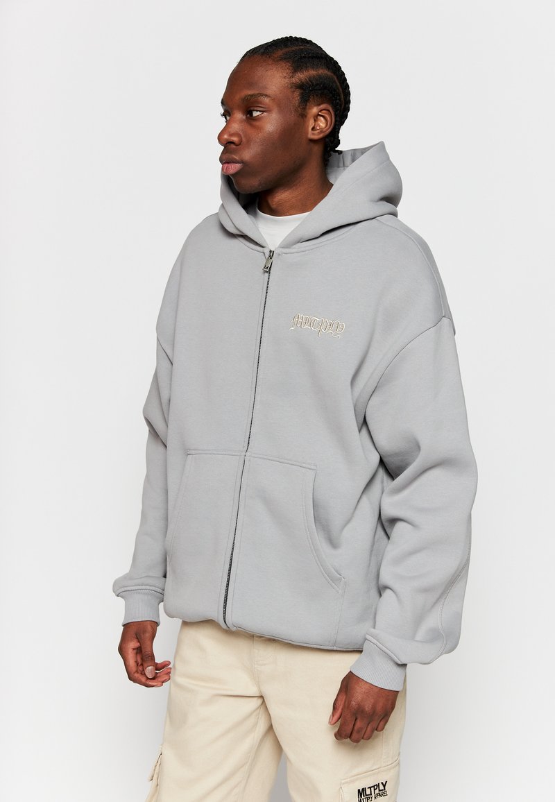 Multiply Apparel OVERSIZE - Sweatjacke - grey/grau - Zalando.de