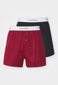 Unselected, black/red