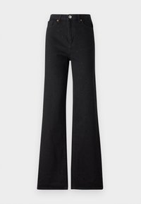VMTESSA WIDE JEANS - Široke nogavice - black