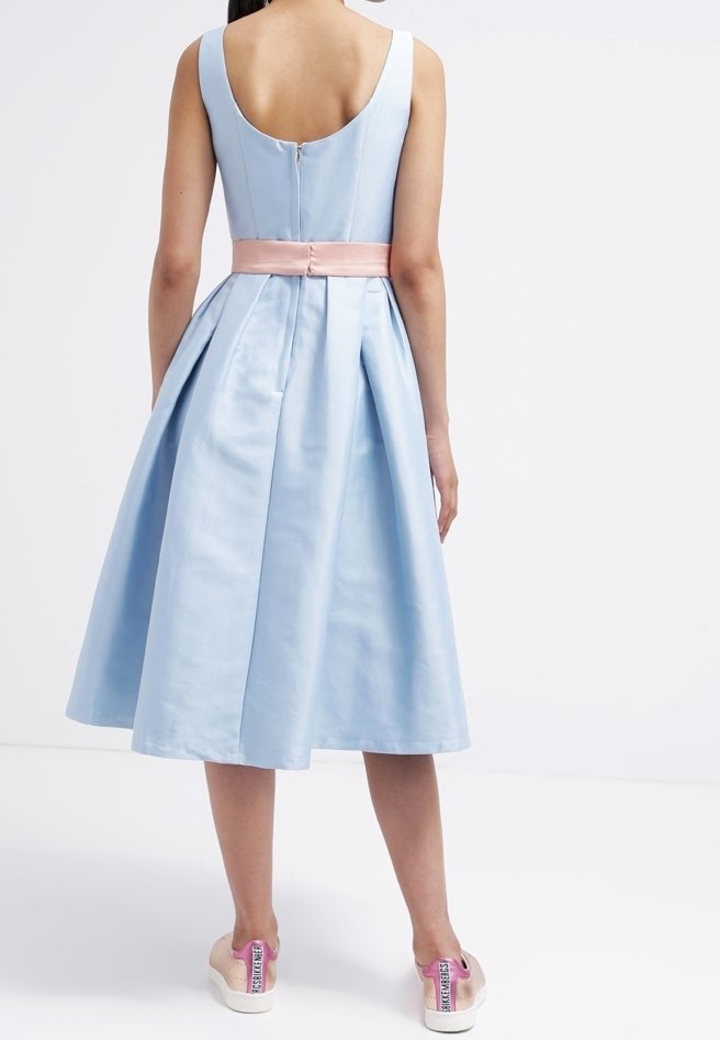 chi chi london light blue dress Sequin Cami Style Maxi Dress In Blue