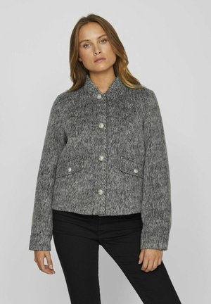 VILA GEKNÖPFTE - Summer jacket - medium grey melange