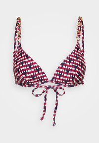 TRIANGOLO - Bikini top - blu