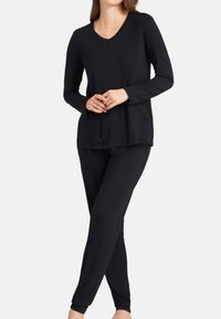 Schiesser SET - Pyjama - schwarz