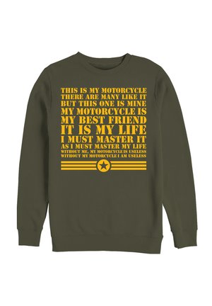 Henry Tiger MY MOTORCYCLE - Mikina - olive