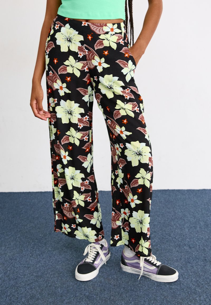 Pantalon De Jogging Femme Imprimé Fleur - Léger, Fluide, Idéal Pour Le Sport, Le Yoga Ou Le Quotidien (plusieurs Coloris)