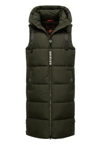 Navahoo SCHNUFFELCHEN - Weste - dark olive