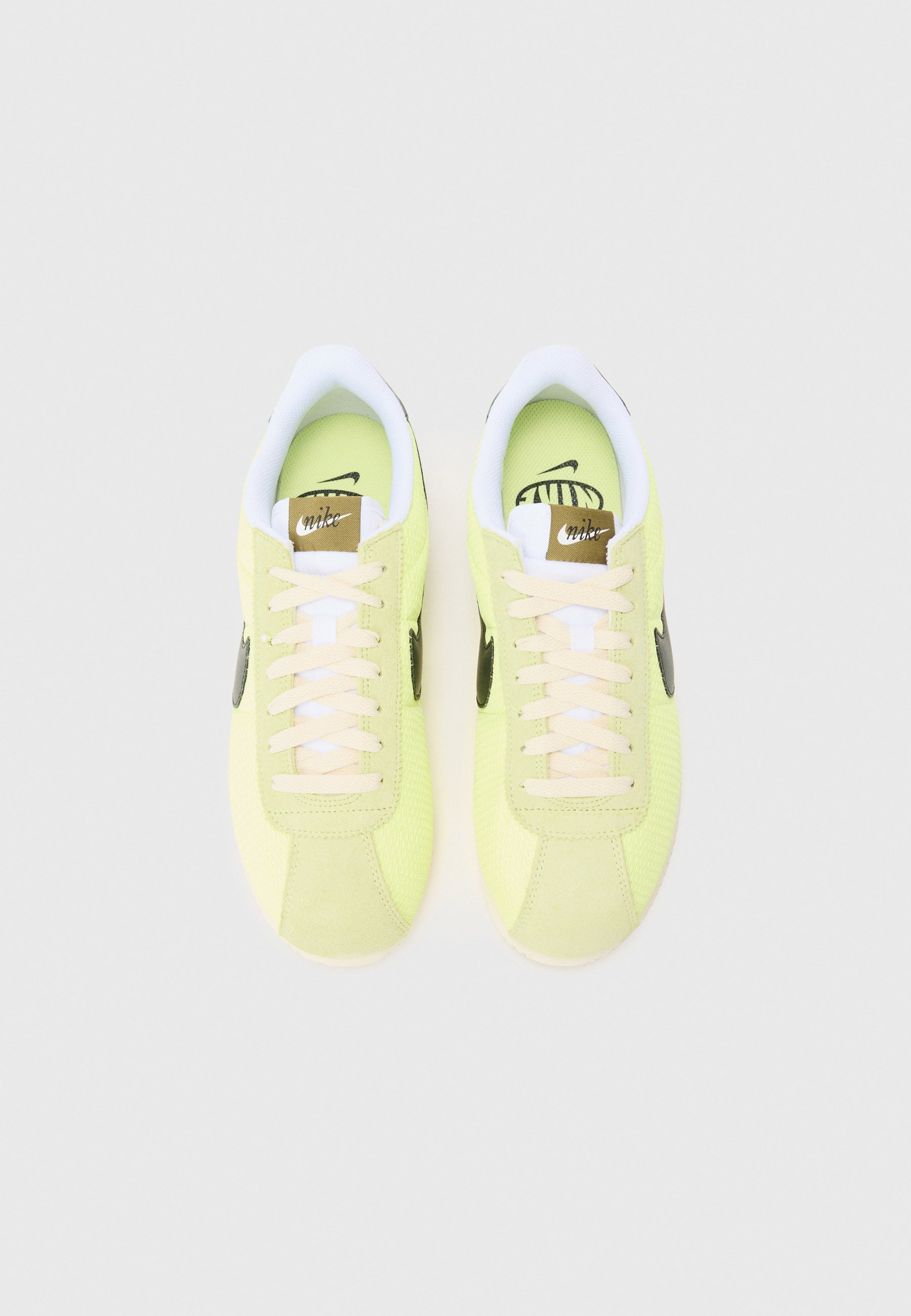 Nike Sportswear CORTEZ UNISEX - Trainers - lemon twist/black