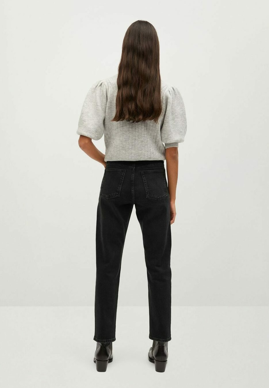 Mango MAR - Slim fit jeans - black 