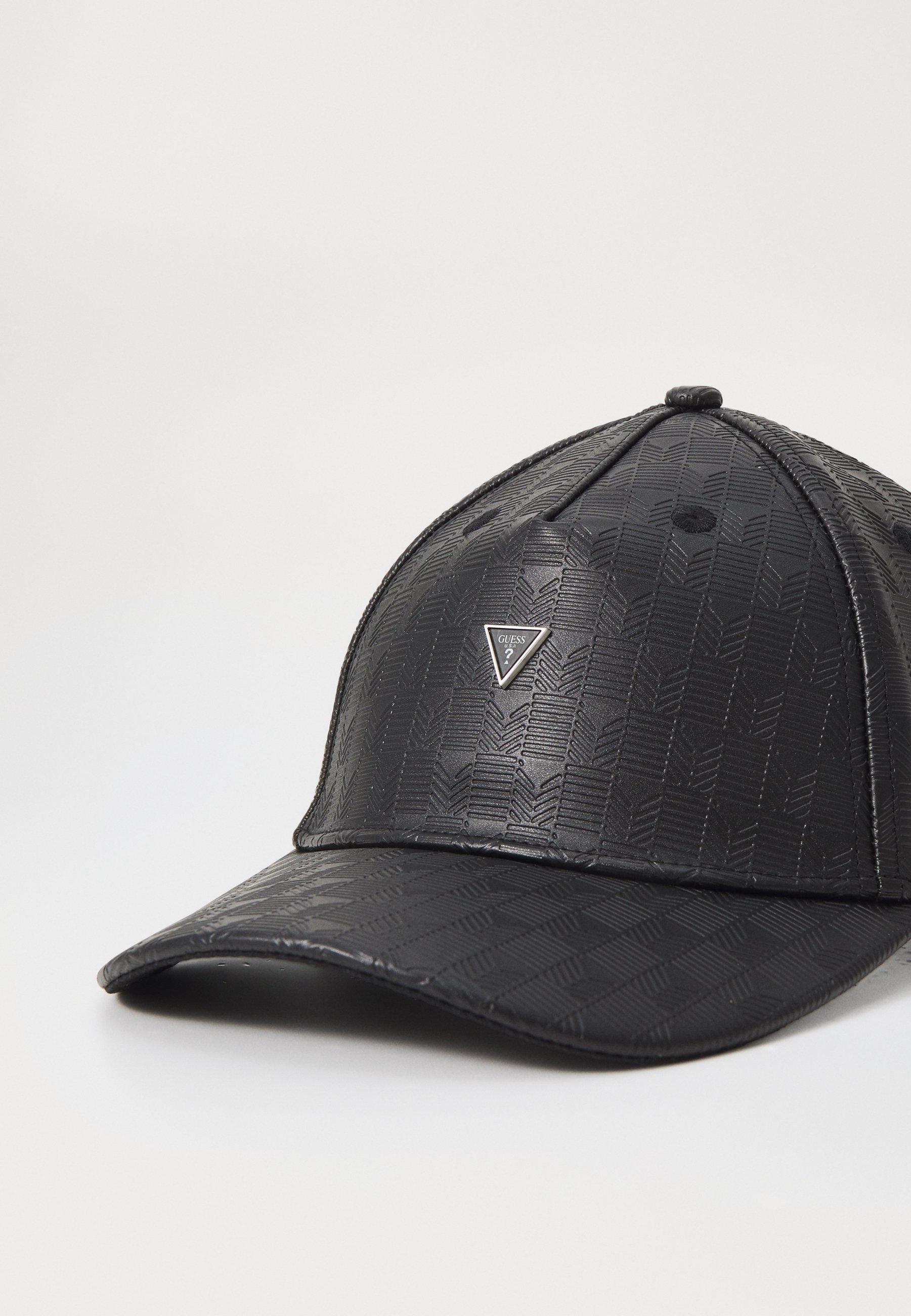 GUESS London Baseball Cap – Grau-schwarzer Stoff Mit Logo, Unisex