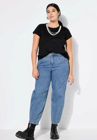 Studio Untold Jeans Straight Leg - mid blue denim