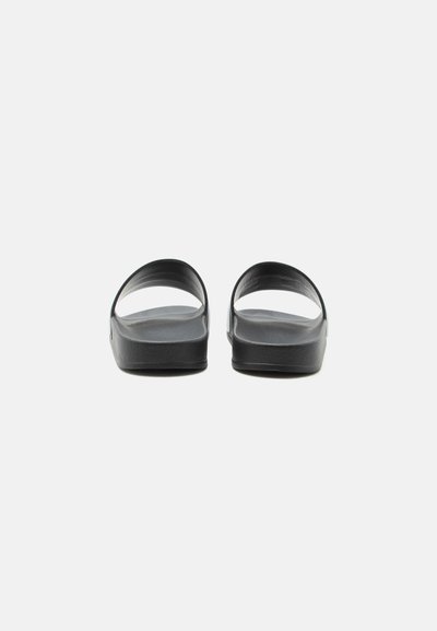 GCDS ESSENTIALS LOGO SLIDE UNISEX - Μιουλ - black