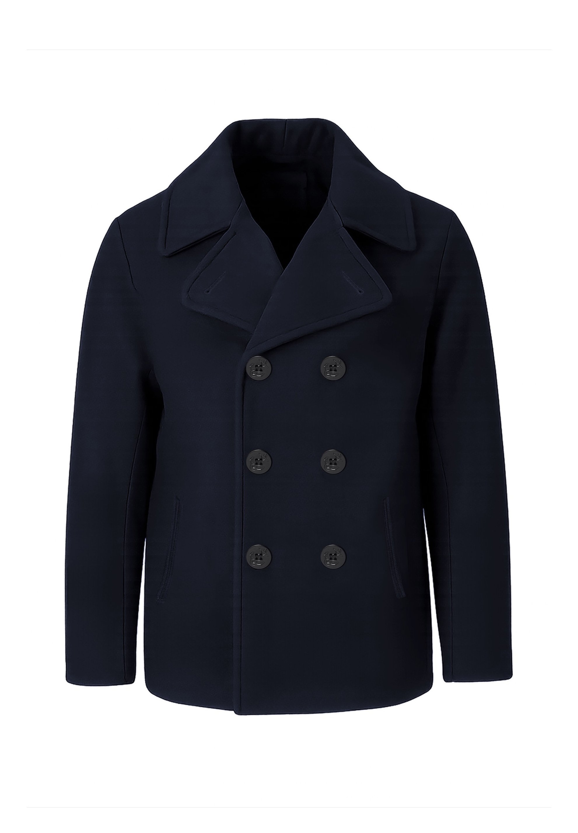 Brandit PEA COAT - Jachetă subțire - navy/bleumarin - Zalando.ro