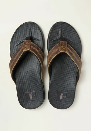 FatFace, REGULAR FIT - T-bar sandals - tan brown