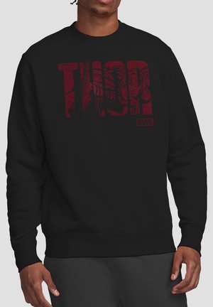 Marvel, MARVEL THOR TEXT - Sweatshirt - black