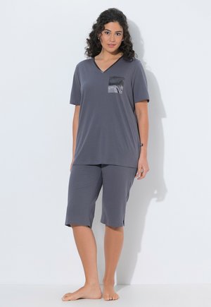 Ulla Popken SET - Pyjama - dark grey