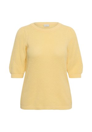 Kaffe Curve, KCVIVIANA PULLOVER - T-shirt basic - sunlight
