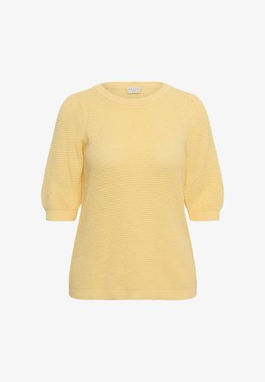 Kaffe Curve, KCVIVIANA PULLOVER - T-Shirt basic - sunlight