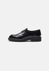 Zign LEATHER - Alkalmi belebújós cipők - black