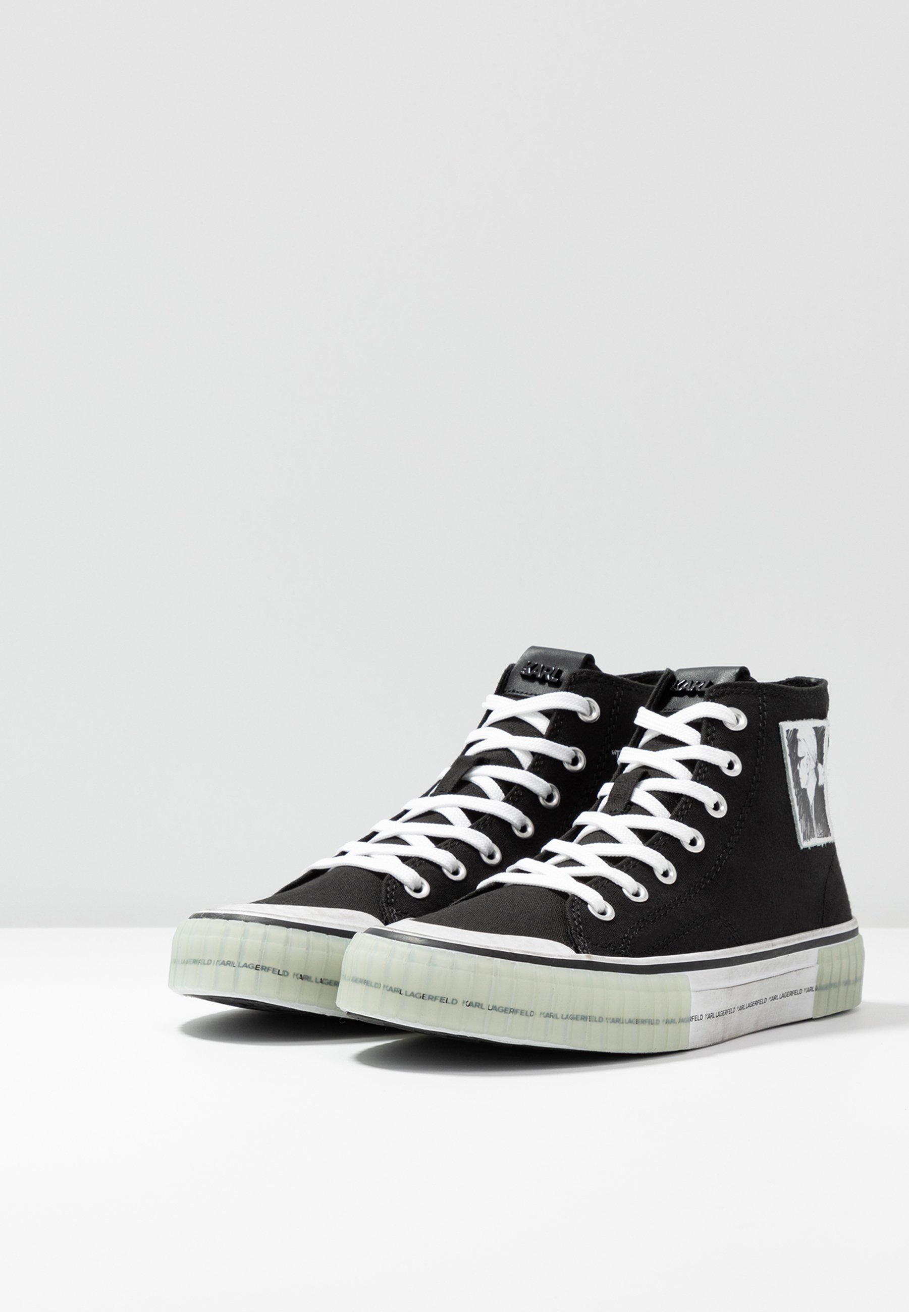 KARL LAGERFELD KAMPUS LEGEND Høye joggesko black KARL LAGERFELD KAMPUS LEGEND Høye joggesko black