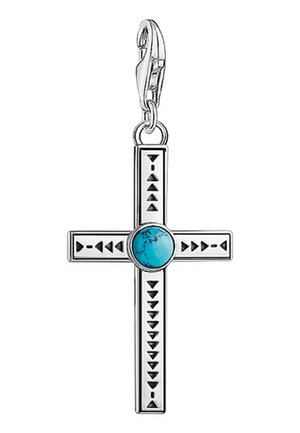 ETHNO KREUZ  - Hanger - silver/turquoise