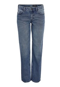 NMREGGY STRAIGHT JEANS - Slim fit jeans - medium blue denim