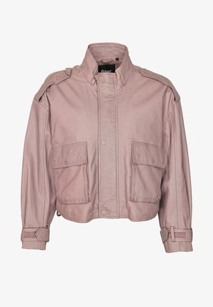 Maze MIT STEHKRAGEN - Lederjacke - mauve