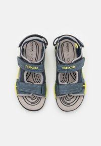 Geox BOREALIS BOY - Vaellussandaalit - avio/lime