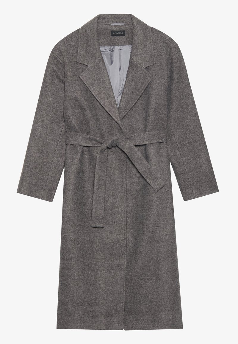 Anna Field Mantel grijs gemêleerd