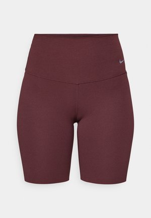 Nike Performance ZENVY SHORT - Leggings - burgundy crush/black
