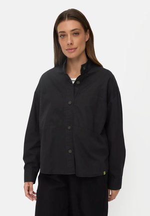 camel active LANGARMBLUSE MIT STEHKRAGEN - Overhemdblouse - caviar