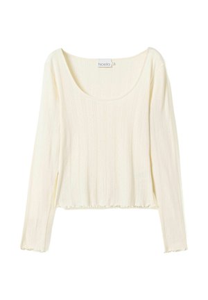 Majica z dolgimi rokavi - ivory