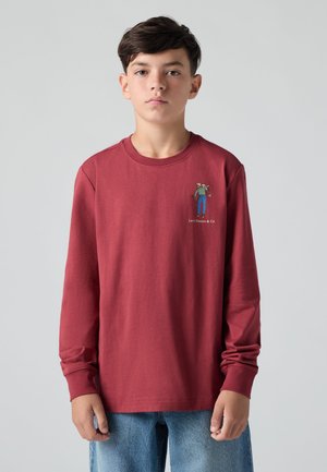 Levi's® SADDLE MAN - Long sleeved top - red pear