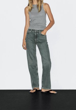 Jeans Straight Leg - blue denim