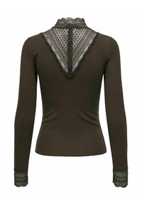 ONLY ONLTILDE HIGH NECK - Langærmet T-shirt - demitasse