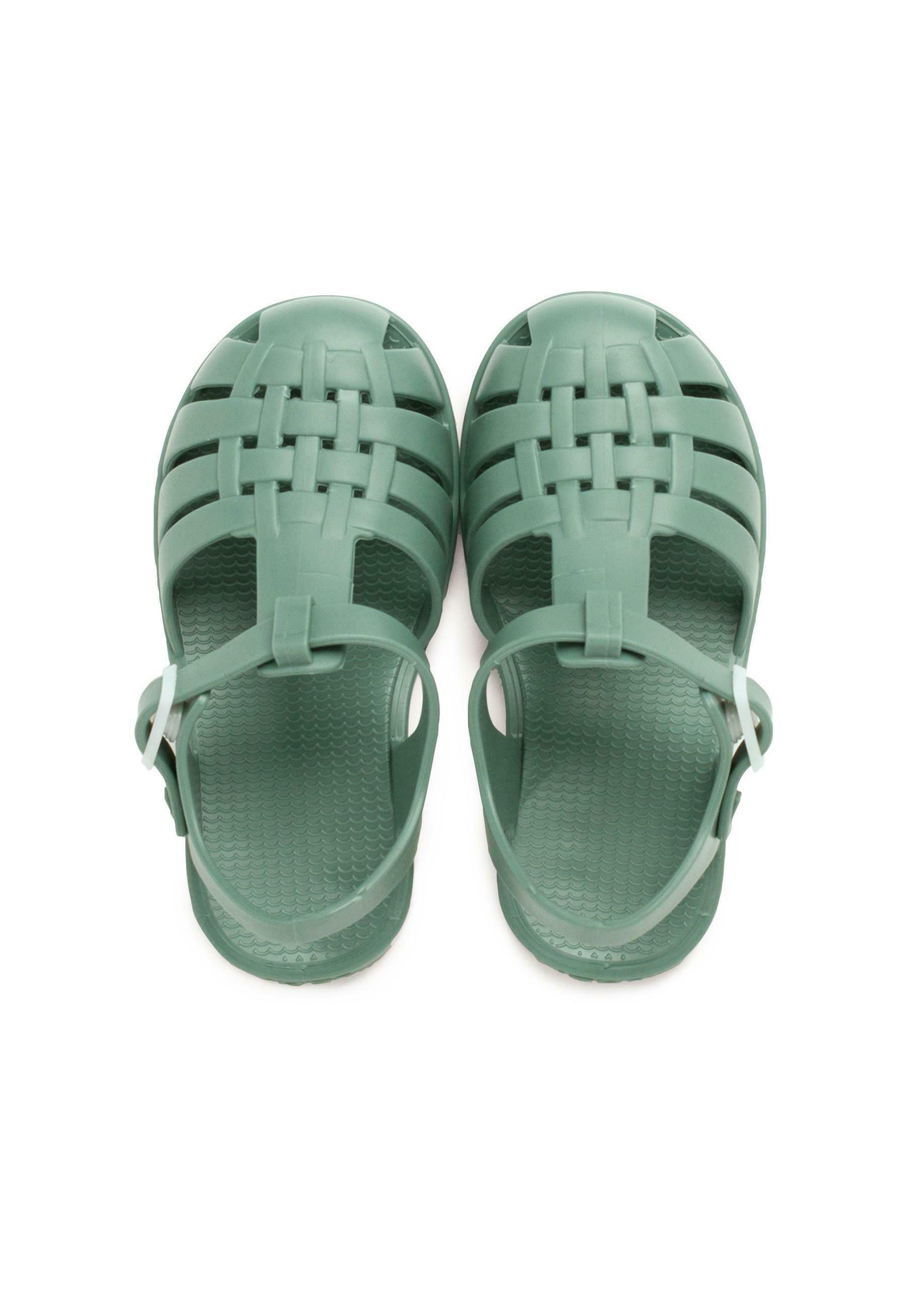 Pisamonas CANGREJERAS NIÑOS COLORES EMPOLVADOS - Chanclas de baño -  verde/verde oscuro - Zalando.es