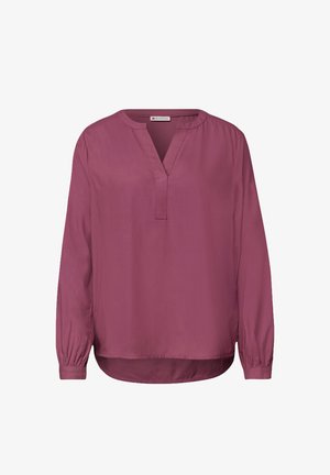 Street One, SPLIT NECK TUNIKA - Blouse - dark clouded blush