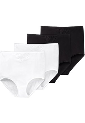 4-PACK ESSENTIALS - Onderbroeken - schwarz-weiss