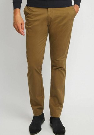 PLATO - Chinos - khaki,groen