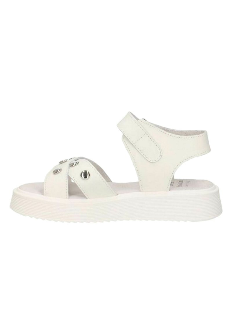 NeroGiardini Sandali con plateau - bianco