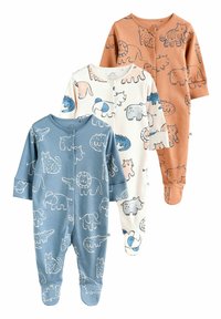 Next - BEAR 3 PACK - Strampler - blue brown Thumbnail-Bild 1