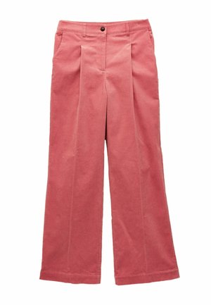 REGULAR FIT -  WIDE - Auduma bikses - pink