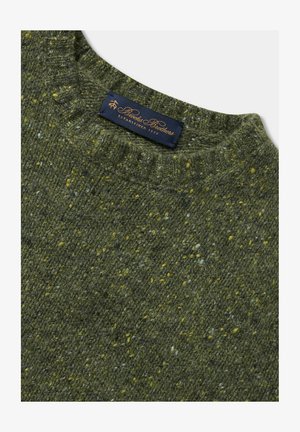 Brooks Brothers, SPECKLED CREWNECK - Trui - military