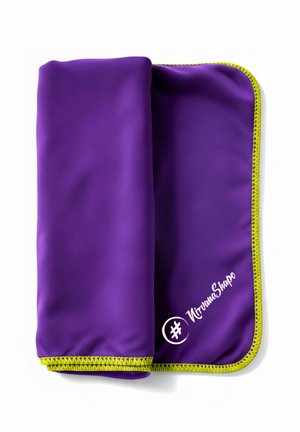 FÜR URLAUB - Strandtuch - lila   gelber rand