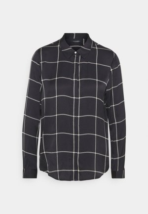 DRAPEY REGULAR FIT WITH SEASONAL PATTERNS - Button-down blouse - blue